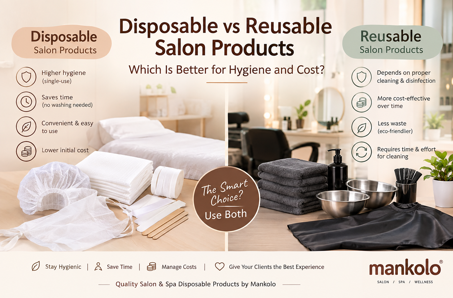 Disposable vs Reusable Salon Products